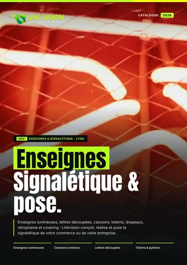 Couverture du catalogue Enseignes & signalétique